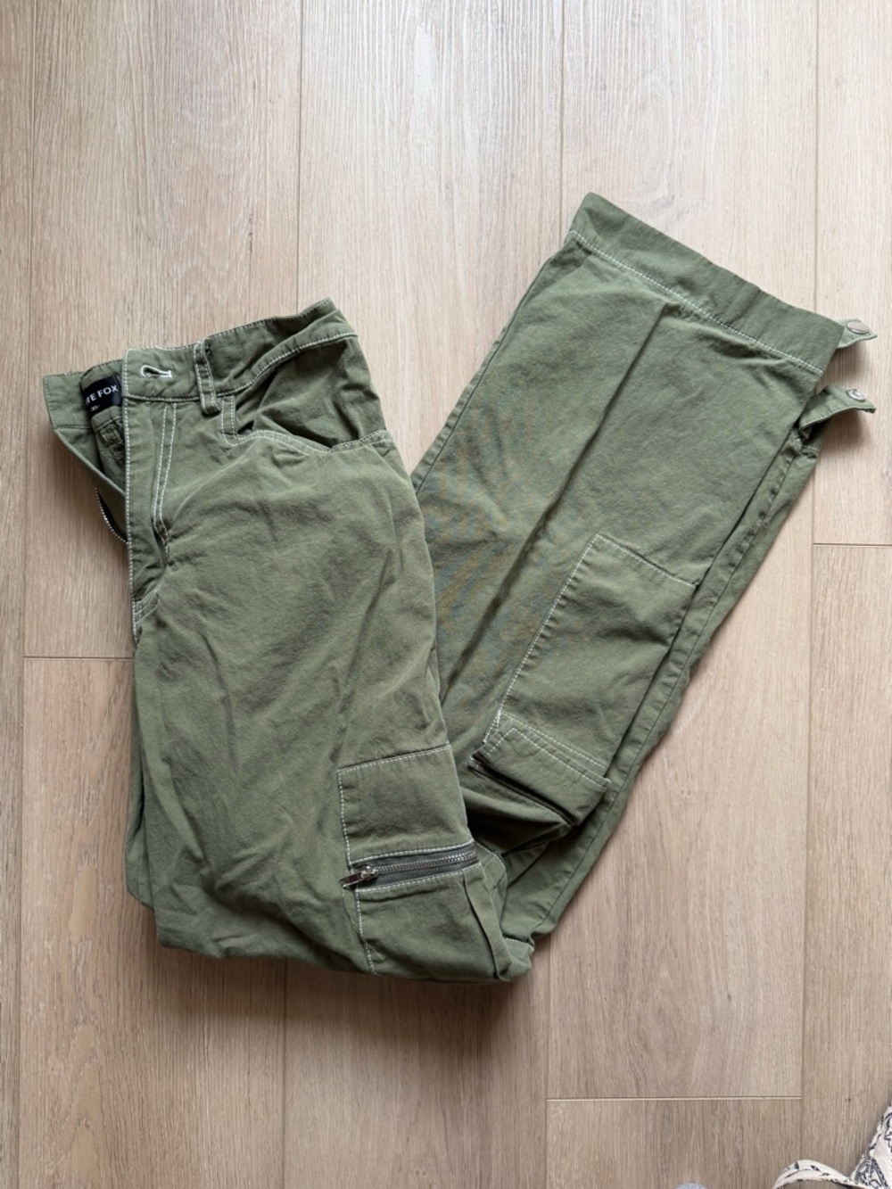 White Fox Cargo Pants